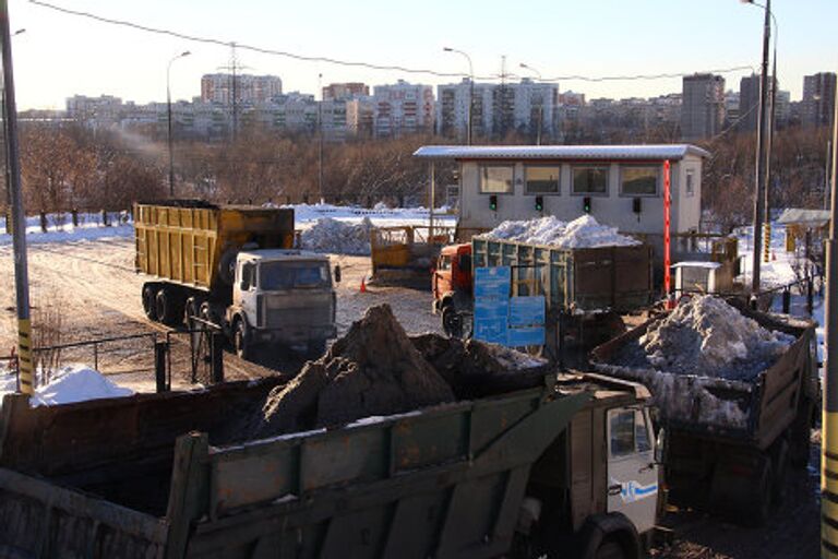 Снегоплавильня в Москве