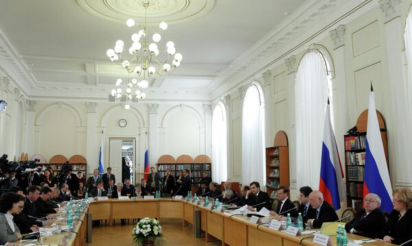 Президент РФ Д.Медведев провел заседание Совета по развитию гражданского общества и правам человека
