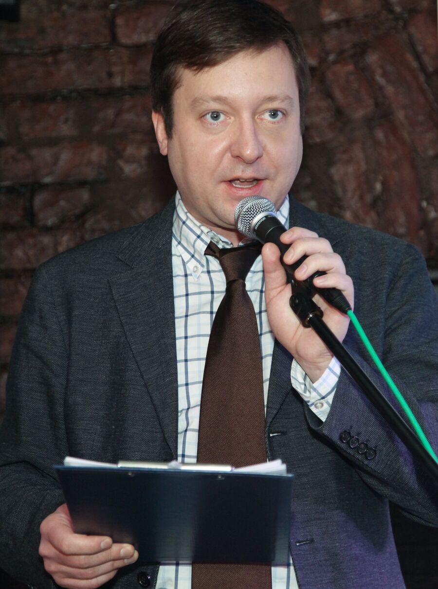 Телеведущий Петр Фадеев на церемонии вручения премии LiveJournal Рында года