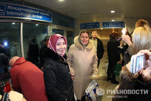 Российские студенты вернулись из Египта на родину