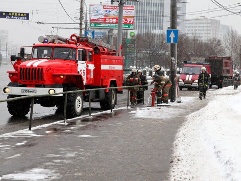 Пожар на Черкизовском рынке