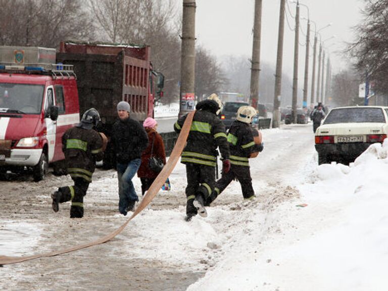 Пожар на Черкизовском рынке