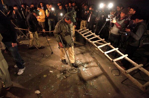 Взрыв бомбы в пакистанском городе Лахоре