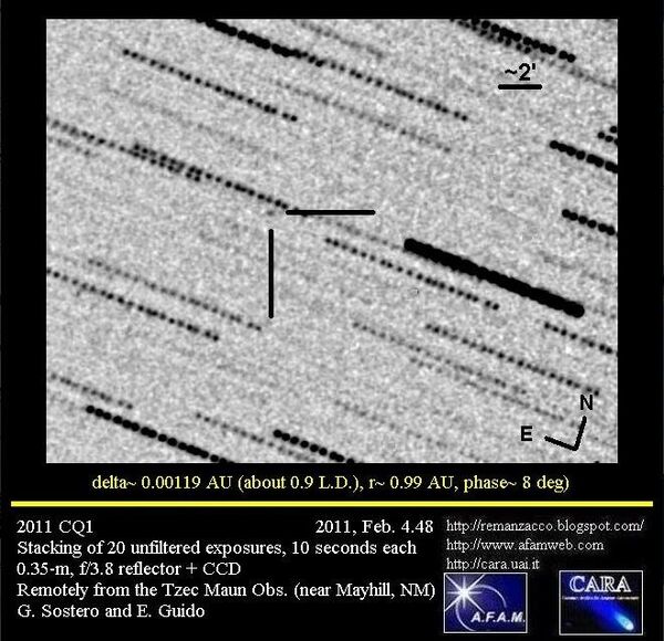 Астероид 2011 CQ1