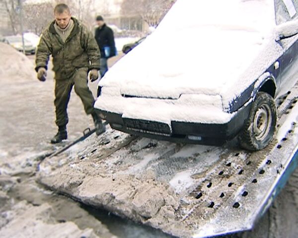 Брошенные автомобили убрали с улиц Москвы