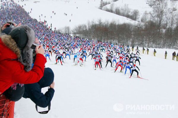 Лыжные гонки. Московская лыжня - 2011