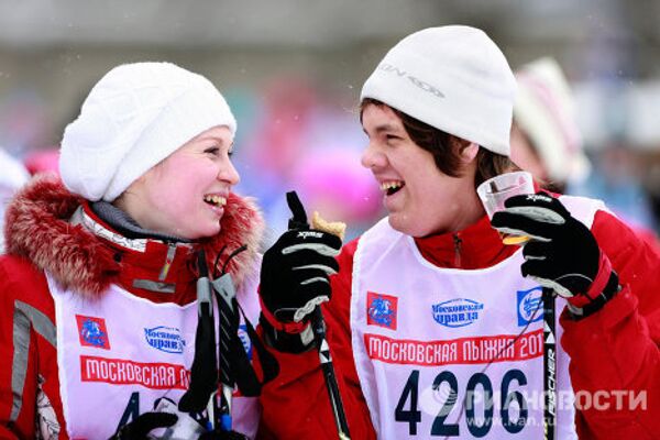 Лыжные гонки. Московская лыжня - 2011