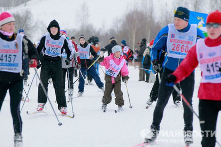 Лыжные гонки. Московская лыжня - 2011