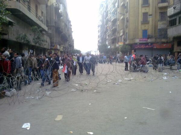 Жизнь на улице во время беспорядков в Египте 