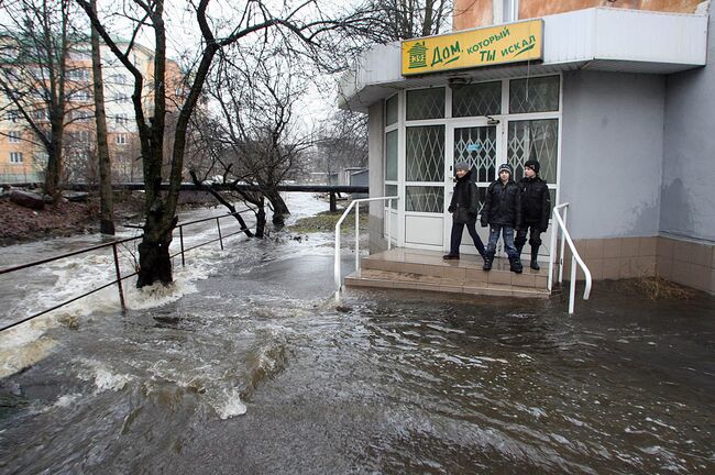 Последствия паводка в Калининграде