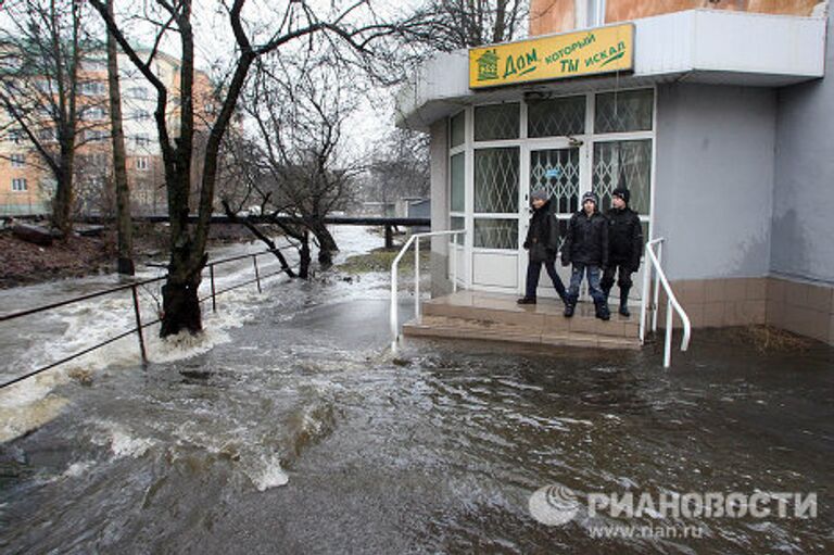 Последствия паводка в Калининграде