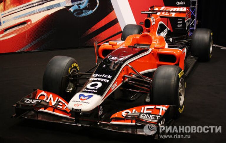 Презентация болида команды Marussia Virgin Racing