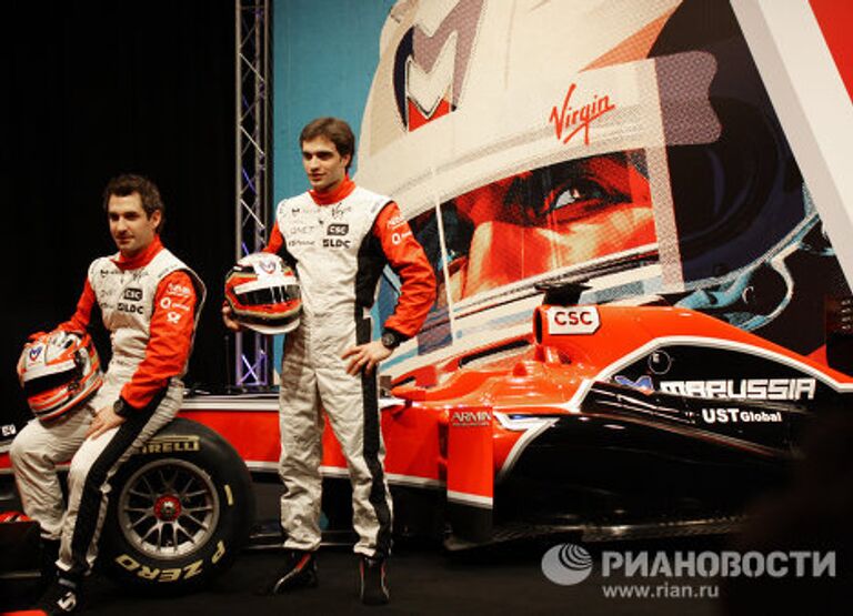 Новый болид Marussia Virgin Racing