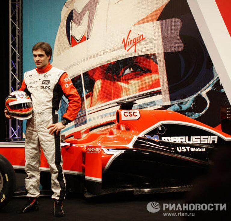 Пилот команды Marussia Virgin Racing Жером Д'Амброзио