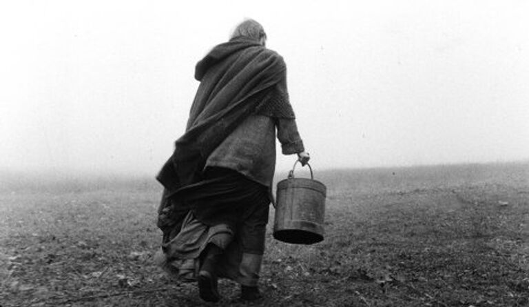 Кадр из фильма Туринская лошадь (The Turin Horse)