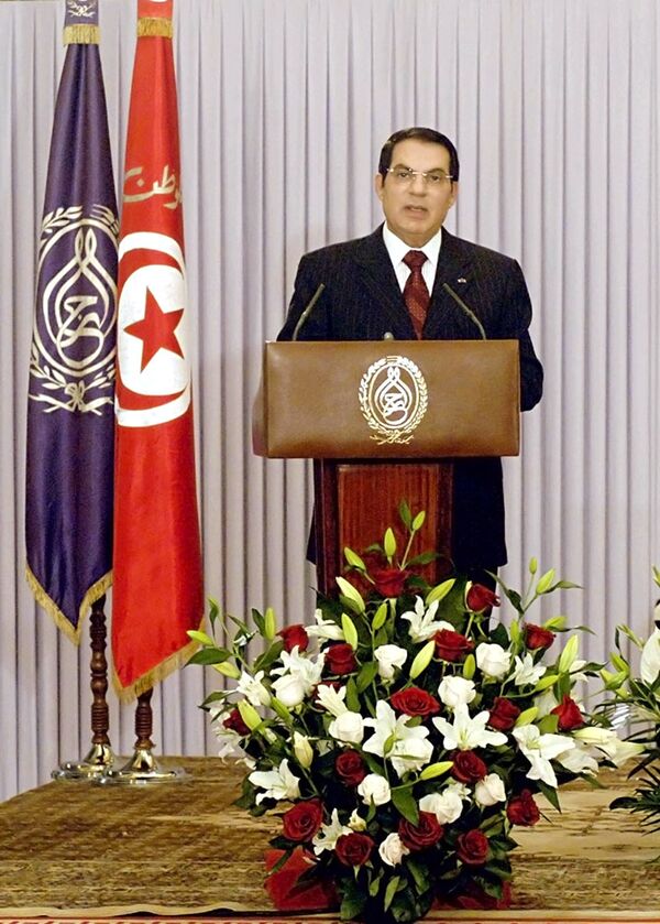 Счета бежавшего президента Туниса будут заморожены на территории ЕС