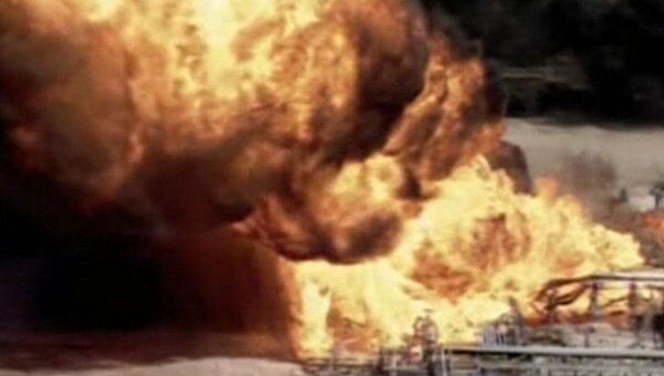 Взрыв на крупном хранилище природного газа в США. Видео с места ЧП