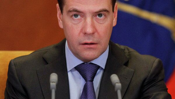 Президент РФ Д митрий Медведев. Архив