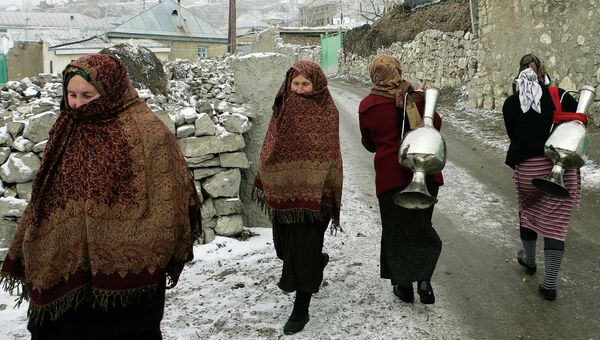 Высокогорное село Анди в Дагестане