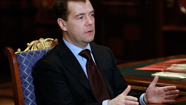 Встреча Дмитрия Медведева и Александра Жукова