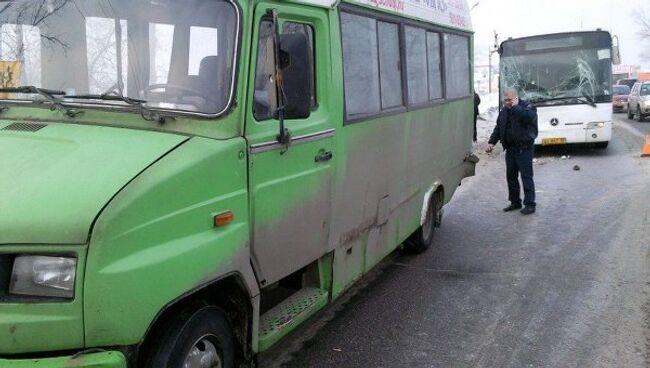 ДТП со школьным автобусом в Подмосковье