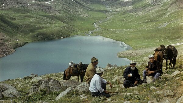Киргизские чабаны. Архивное фото