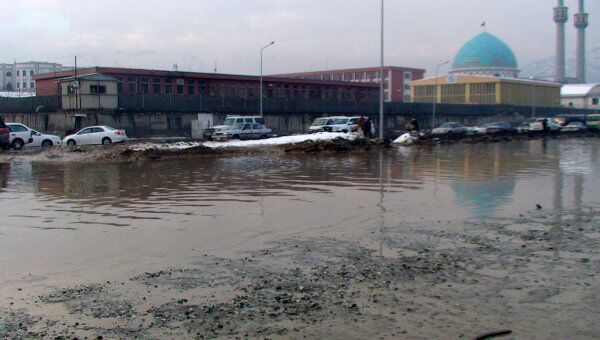 Затопленные улицы Кабула