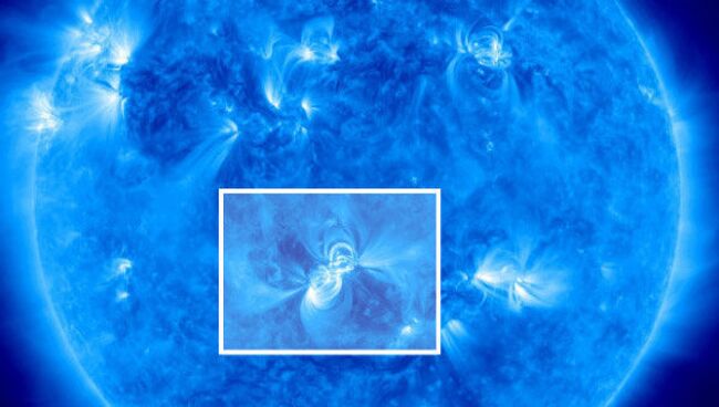 Изображение Солнца с телескопов AIA на обсерватории SDO