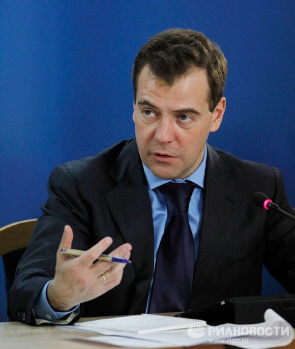 Встреча Дмитрия Медведева с сотрудниками центров переподготовки и органов Службы занятости