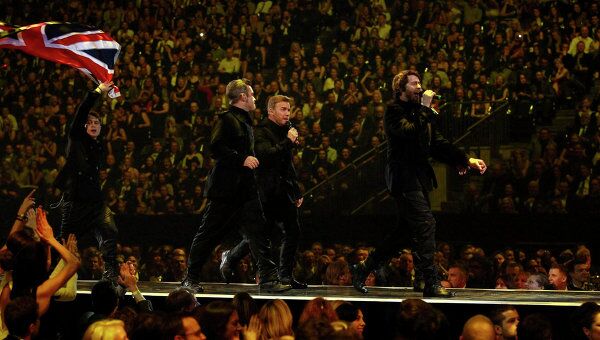 Выступление группы Take That на церемонии Brit Awards