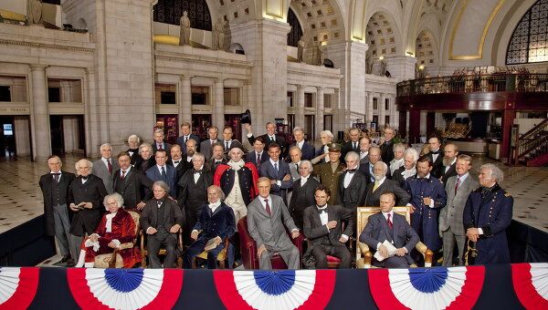 Все президенты США на центральном вокзале Вашингтона - Union Station