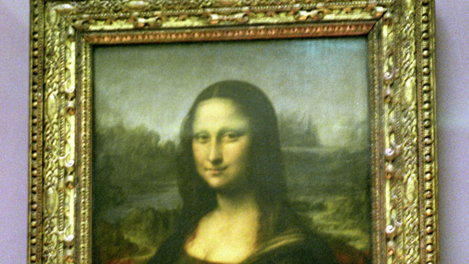 Картина Леонардо да Винчи Мона Лиза - РИА Новости, 1920, 30.04.2024