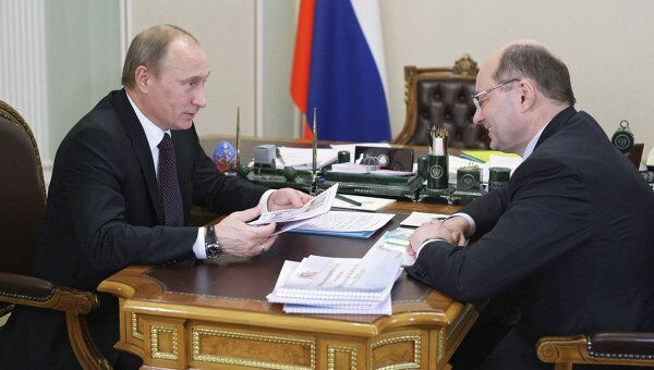 Владимир Путин провел рабочую встречу с Александром Мишариным