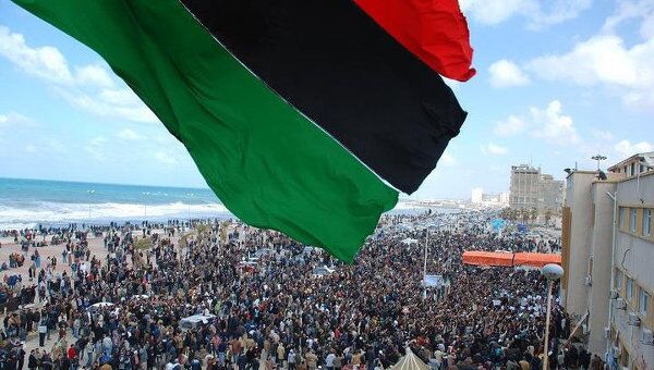 Акция протеста в Бенгази 