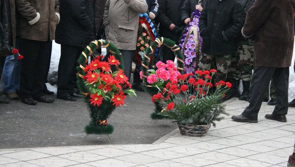 Возложение цветов в Железногорске 