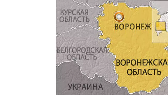 Воронеж. Карта
