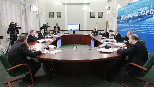 Премьер-министр РФ Владимир Путин провел совещание в Калининграде
