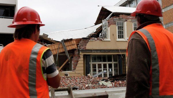 Ликвидация последствий разрушительного землетрясения в Новой Зеландии