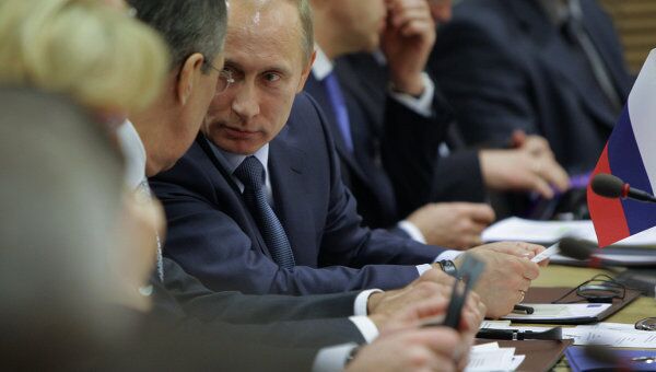 Владимир Путин принял участие в пленарном заседании Правительство РФ - Еврокомиссия