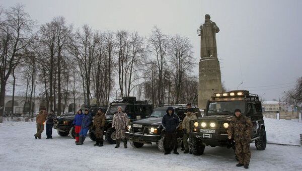 Гонка на внедорожниках Сусанин трофи в Костроме