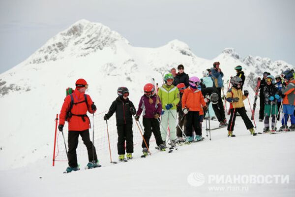 Официальное открытие горнолыжного центра Роза Хутор в Красной Поляне