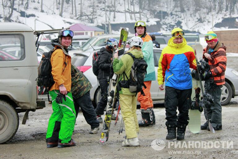 Официальное открытие горнолыжного центра Роза Хутор в Красной Поляне