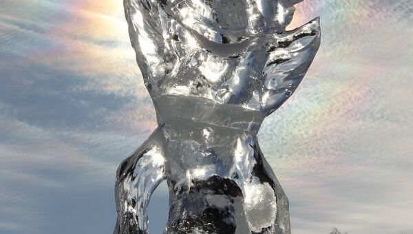 Выставка ледяных скульптур в Петрозаводске