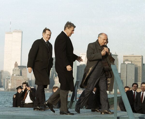 Пребывание Горбачева в США