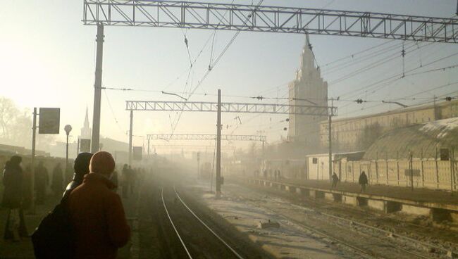 Смог в районе Ярославского вокзала