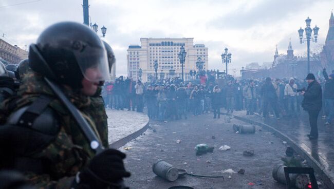 Акция на Манежной площади в память об убитом Егоре Свиридове. Архивное фото