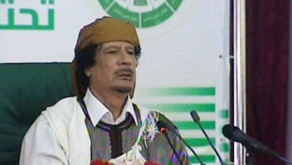 Каддафи обвинил Аль-Каиду в беспорядках, происходящих в Ливии