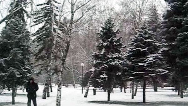 Первый день весны Краснодар встретил сильным снегопадом 