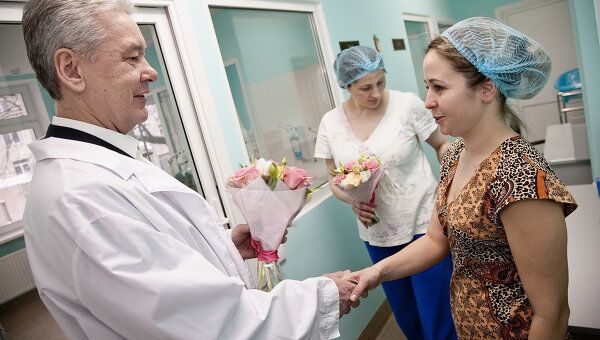 Мэр Москвы Сергей Собянин посетил городскую клиническую больницу №70 в Москве