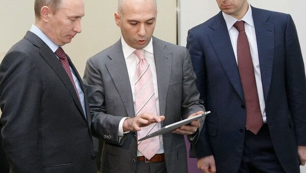 Посещение премьер-министром РФ Владимиром Путиным Центрального офиса компании Йота